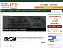Tablet Screenshot of ifd-bcn.org